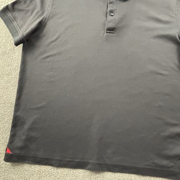 UNTUCKit Polo Shirt Adult Large Black Short Sleeve Casual Preppy Men's - Picture 7 of 14